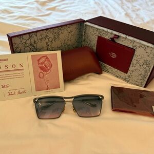 Jacques Marie Mage BRESSON Stylish Black Sunglasses